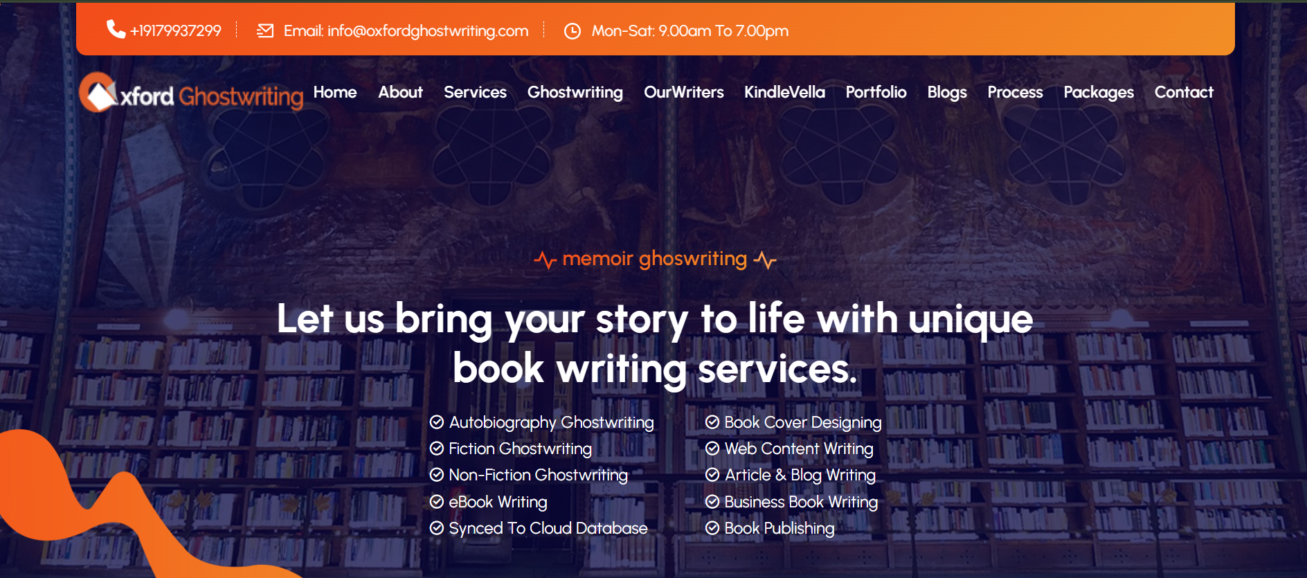 OxfordGhostwriting Website
